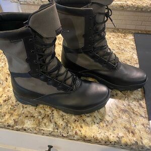 Black and Gray Tactical Boots NEVER WORN